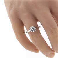 Anello Fanton Gioielli Donna SOLITARI LAB GROWN in Oro bianco Diamante Lab Grown 1.50 Ct ANOR-181-52 - ANOR-181-52